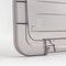 IRIS USA 6 Quart Stack & Pull Clear Storage Box, Gray, 12 Pack